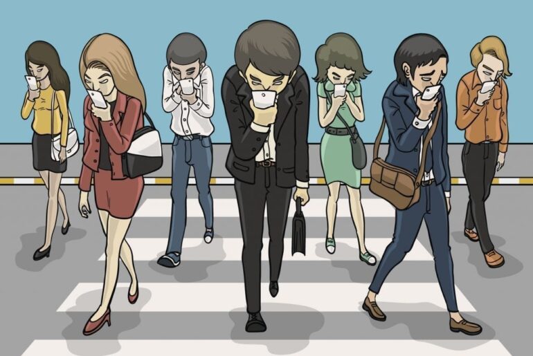 Cyfrowy Konsumpcjonizm uzależnienie od telefonu